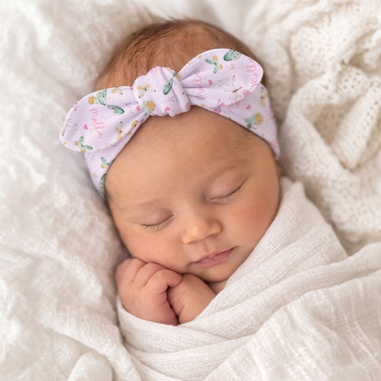 Personalised Topknot Baby Headbands