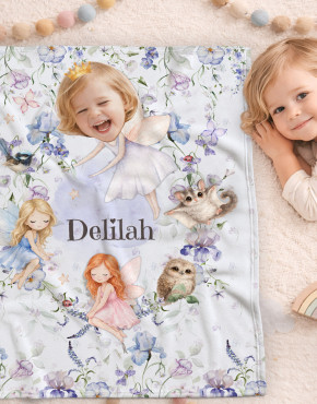 Let's Face It Personalised Kids Custom Face Blankets