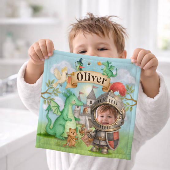 Let's Face It Personalised Kids Custom Face Washer Sets