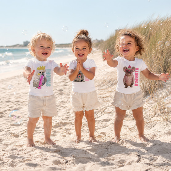 Personalised Mini Wild Things Babies & Toddler Tshirts