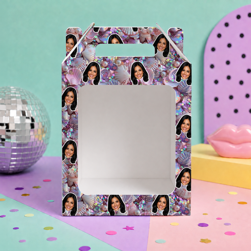 Personalised kids face custom gift box